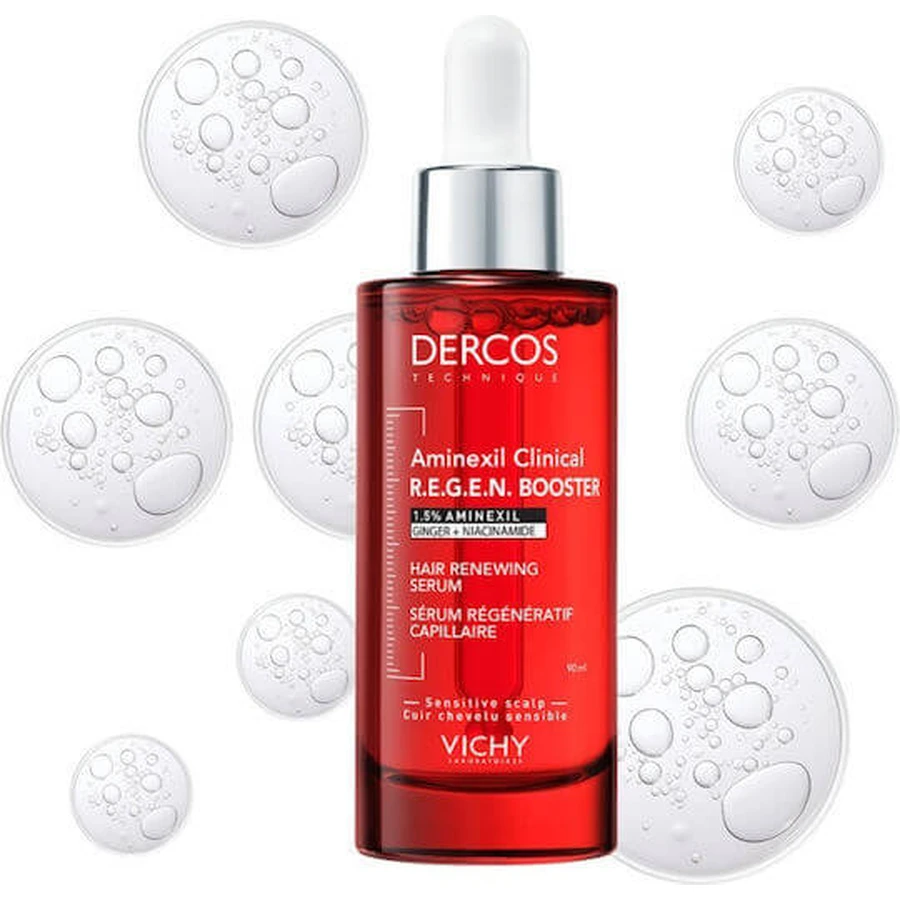 VICHY Dercos Aminexil Klinische R.E.G.E.N. Booster Haarversterkend Serum tegen Haaruitval 90ml