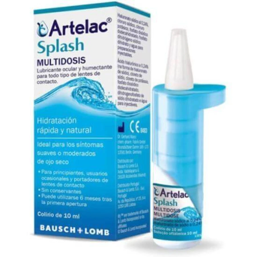 ARTELAC Splash Multidosis Alivio Instantáneo Para Ojos Secos 10ml
