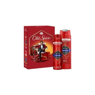 POLD SPICE Gentleman Set de Regalo para Hombre Captain Desodorante Spray 150ml & Gel de Ducha 250ml