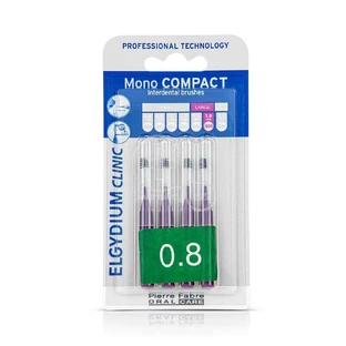 ELGYDIUM Brosses interdentaires Clinic Mono Compact 0.8mm x4