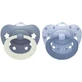 NUK First Choice Classic Day & Night Silikonnachtschnuller mit Beutel für 18-36 Monate 2 Stück