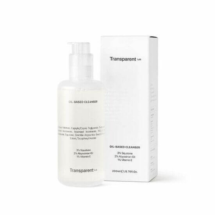 Comprar Desmaquillante en aceite con escualeno, 200 ml, Transparent Lab Desmaquillante en aceite con escualeno, 200 ml, Transparent Lab