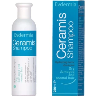 EVDERMIA Ceramis Shampooing Shampooing tonique pour cheveux secs, abîmés et normaux 250ml
