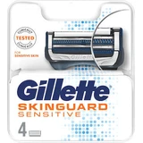 GILLETTE Skinguard Sensitive Vervangingskoppen met 2 Bladen & Smeerlint Voor de Gevoelige Huid 4 Stuks