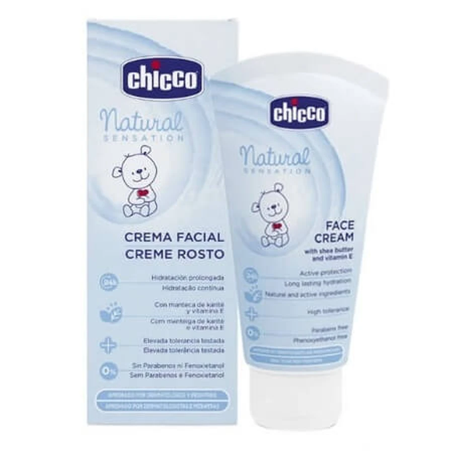 CHICCO Natuurlijke Sensatie Gezichtsvochtinbrengende Crème 50ml