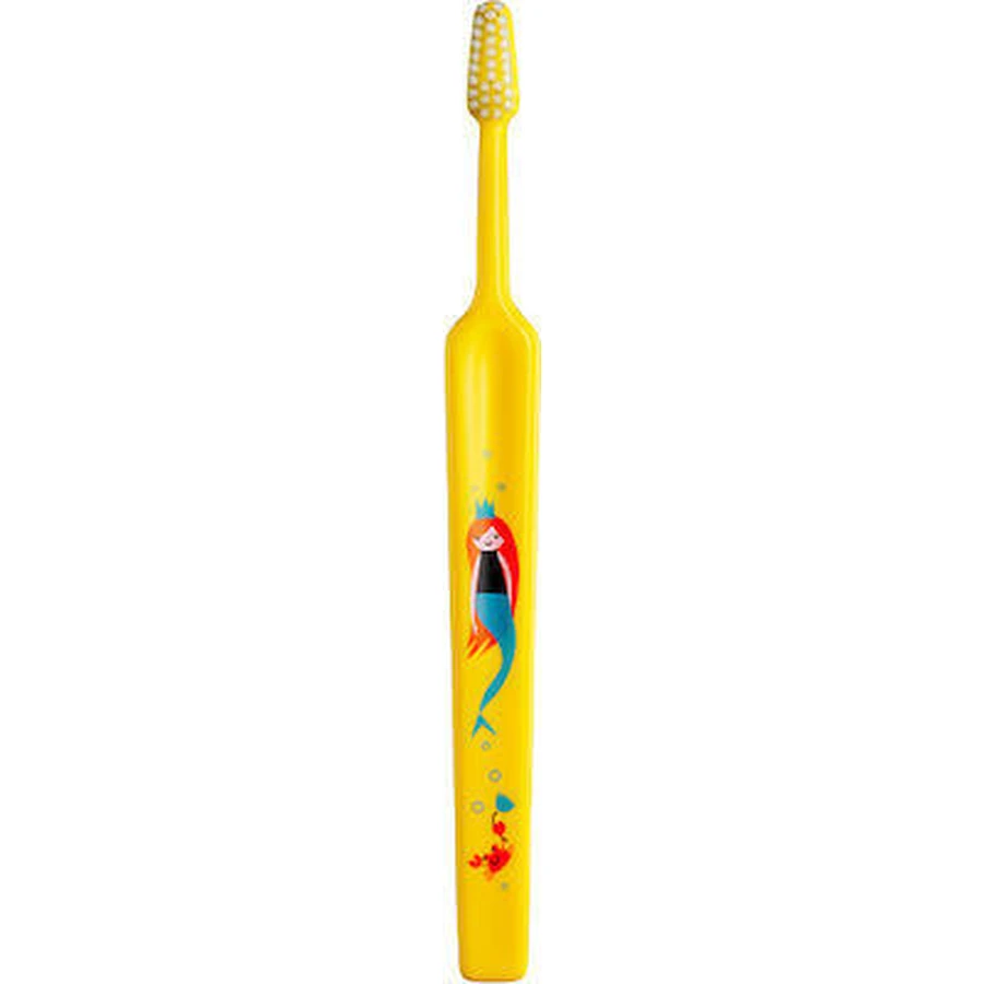 TEPE Extra Soft Toothbrush for children very soft from 6 years in various colors - Yellow