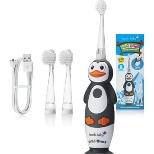 WILD ONES Electric Toothbrush Percy Penguin For 0 to 10 Years