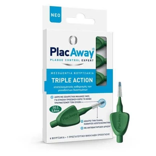 PLAC AWAY Triple Action intertandborstels 0,8 mm ISO 5 groen x 6 stuks