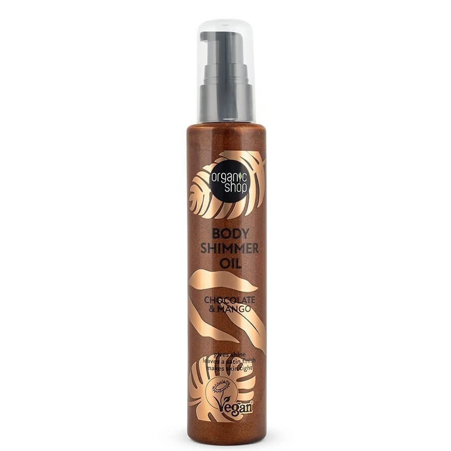 NATURA SIBERICA Body Shimmer Olie met Chocolade & Mango-geur 100 ml
