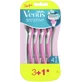 GILLETTE Venus 3 Sensitive Rasoirs jetables avec 3 lames et bande lubrifiante pour peau sensible 4 pièces
