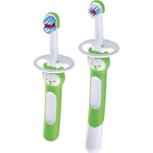 MAM Cepillo de Dientes Juego para Aprender a Cepillarse con Escudo Protector Para 5+ Meses 608U