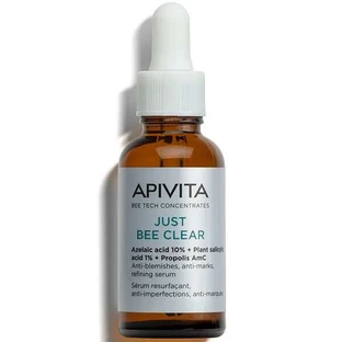 APIVITA Just Bee Clear Serum Glättendes Serum für Hautunreinheiten & Aknenarben, 30ml