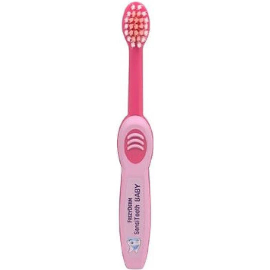 FREZYDERM Sensiteeth Toothbrush Soft Pink Soft Toothbrush For Babies 6-36 Months Pink Color
