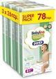 BABYLINO Premium Pants Ultra Soft Diapers Pull-on Softness No8 Super Pack [20+kg] 78 Diapers (3 x 26 Pieces)