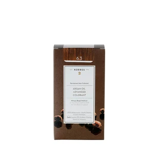 KORRES Arganolie Advanced Kleurstof Haarverf 6.3 Blond Donker Honing 50ml