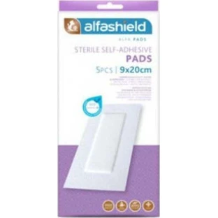 ALFASHIELD Medical Alfashield Pads adezive sterile 9x20cm x5 bucăți