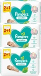 PAMPERS Baby Wipes Toallitas Sensibles 3x52 Piezas (2+1De REGALO)