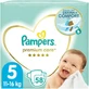 PAMPERS Premium Care No 5 for 11-16kg 58 pieces JUMBO+