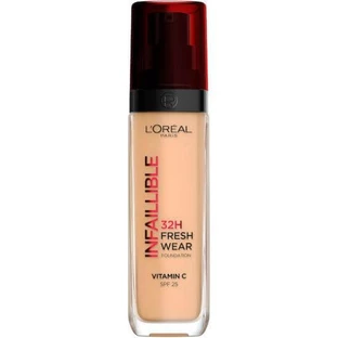LOREAL Infaillible Foundation 32H Fresh Wear Face Foundation Con Textura Ligera Para Una Cobertura Total Que Dura 32 Horas 200 Natural Linen