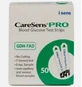 CARESENS Bande de mesure du sucre 50 pièces