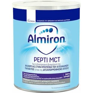 ALMIRON Pepti MCT-Milch für Säuglinge mit diagnostizierter Kuhmilcheiweißallergie 400gr