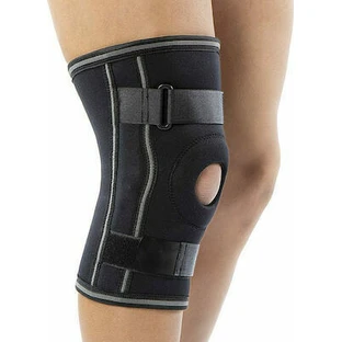 ANATOMIC LINE 3023 Rodillero con soportes metálicos en color negro - Negro
