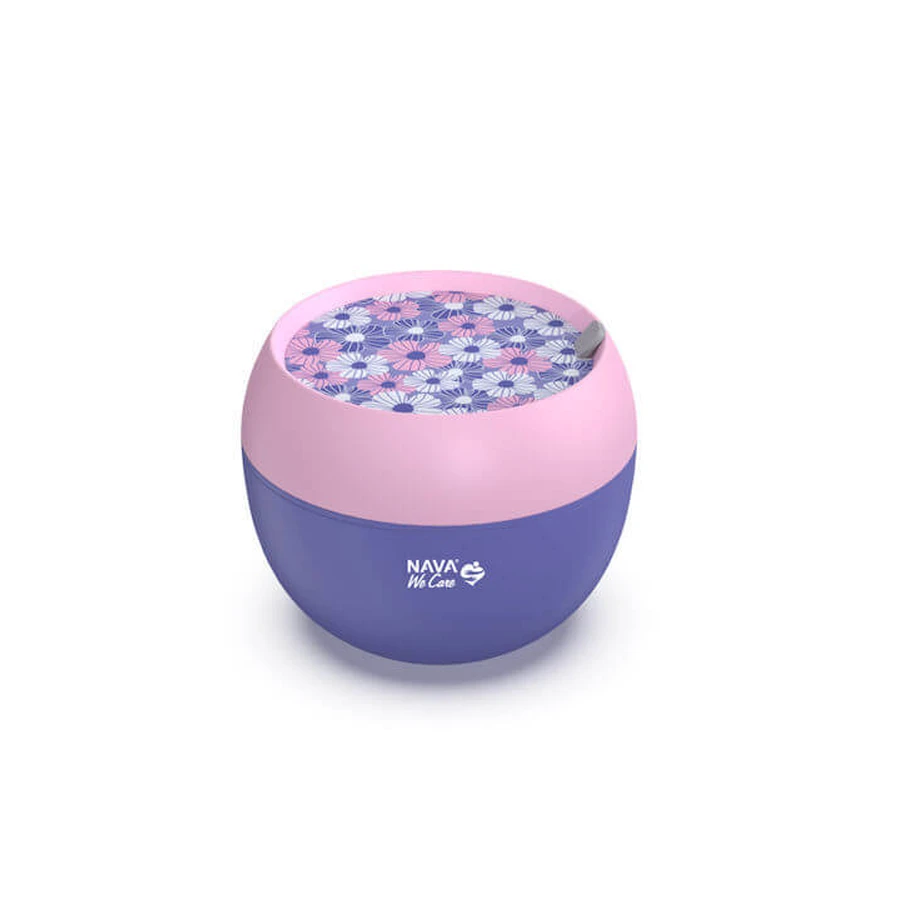 NAVA Envase de Plástico Redondo We Care Morado 800ml (10-259-011)