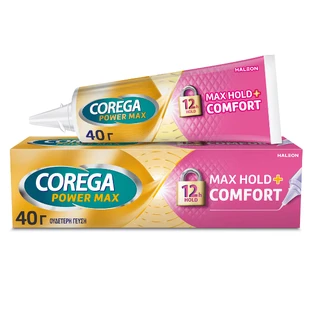 COREGA Max Hold Comfort Verfestigende künstliche Gebisscreme 40gr