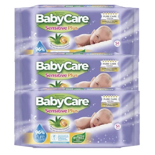 BABYCARE Baby Wipes Sensitive Plus (4 Packs of 54 pieces) 216 pieces