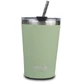 NAVA Termo de vidrio con pajita de acero inoxidable We Care en verde 450ml (10-262-112)
