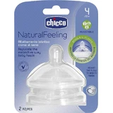 CHICCO Tétine en silicone à débit ajustable 4m+ x2