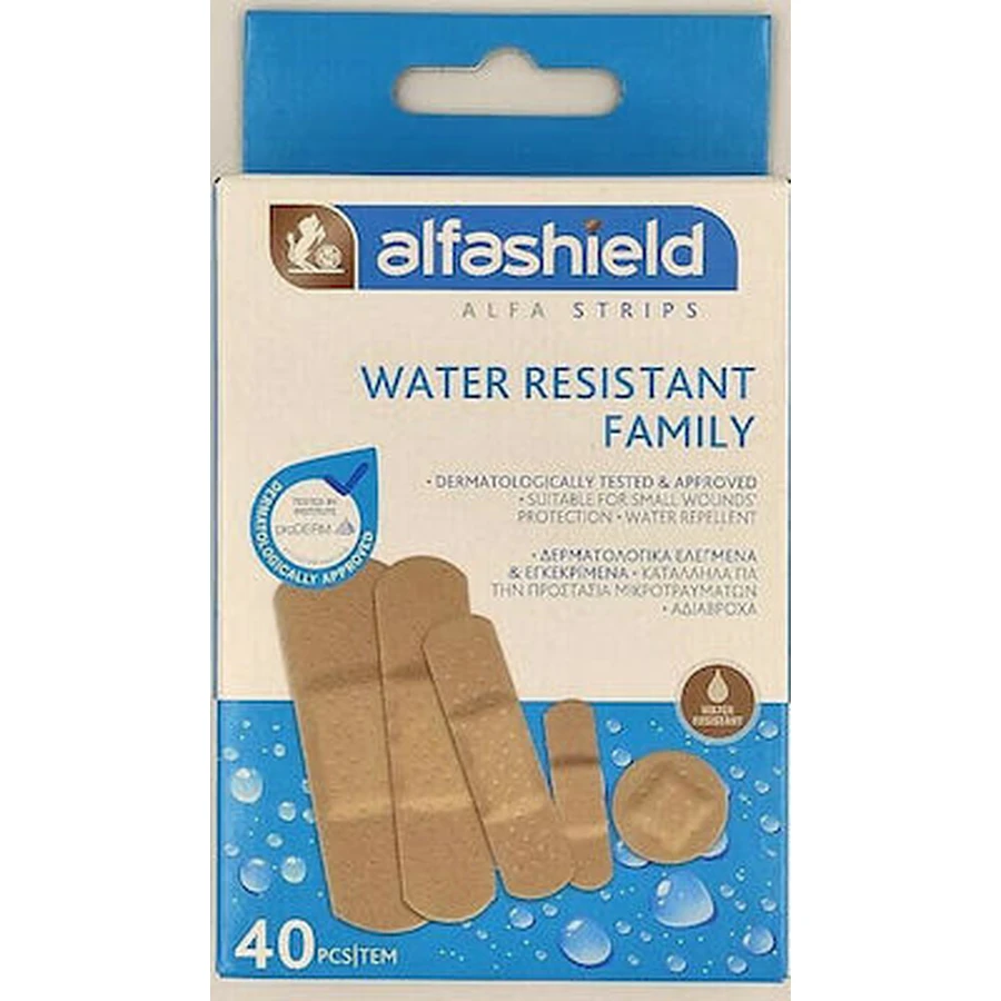 ALFASHIELD Tiras Adhesivas Resistentes al Agua 40 Piezas