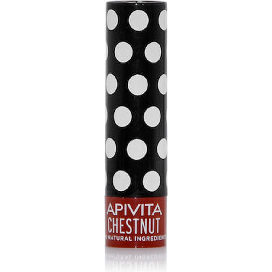 APIVITA Soin des lèvres à la châtaigne, teinte chocolat clair 4.4gr