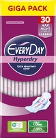 EVERYDAY Giga Pack Hyperdry Maxi Night Ultra Plus 30 pièces