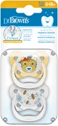 DR BROWN'S Fopspeen PreVent Vlinder Orthodontisch Geel 6-18 Maanden 2 Stuks PV 22302