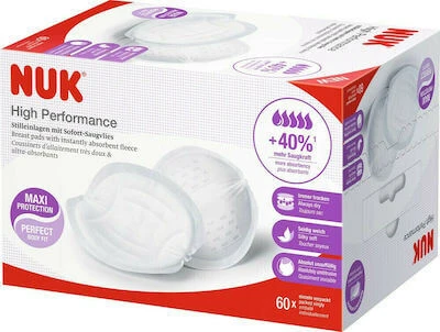 NUK Breast Pads High Performance 60 Pieces