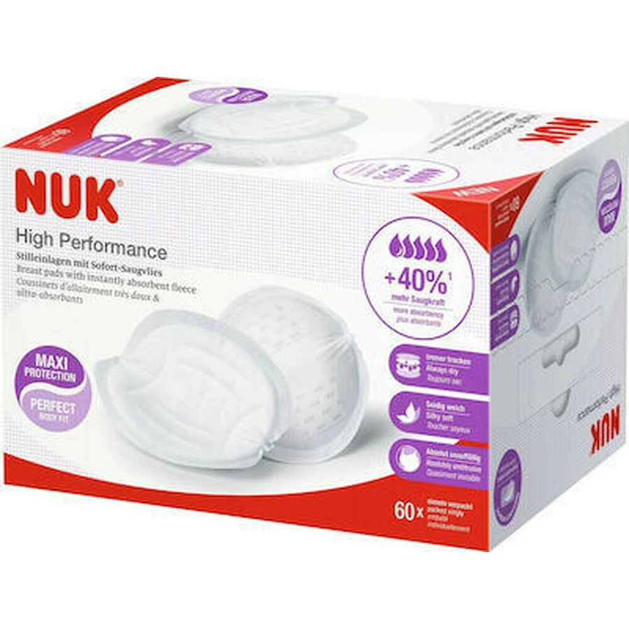 NUK Breast Pads High Performance 60 Pieces