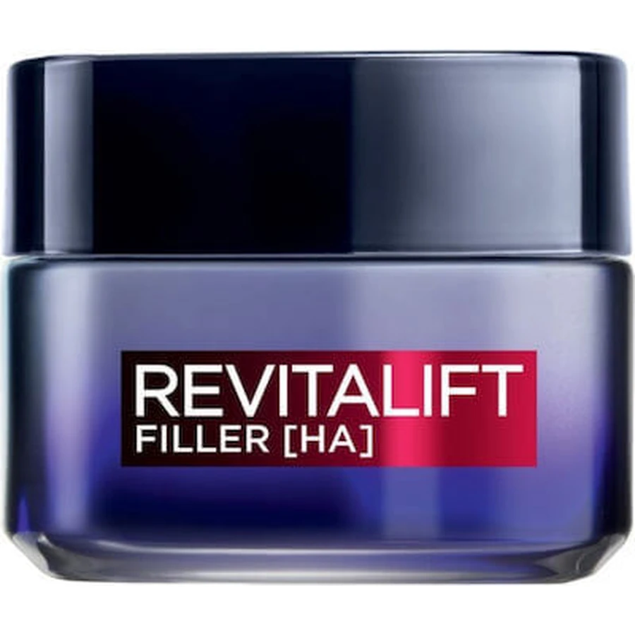 LOREAL Revitalift Filler Renew Cremă de noapte anti îmbătrânire - contextuală, cremă de noapte anti îmbătrânire cu hialuronic, 50ml
