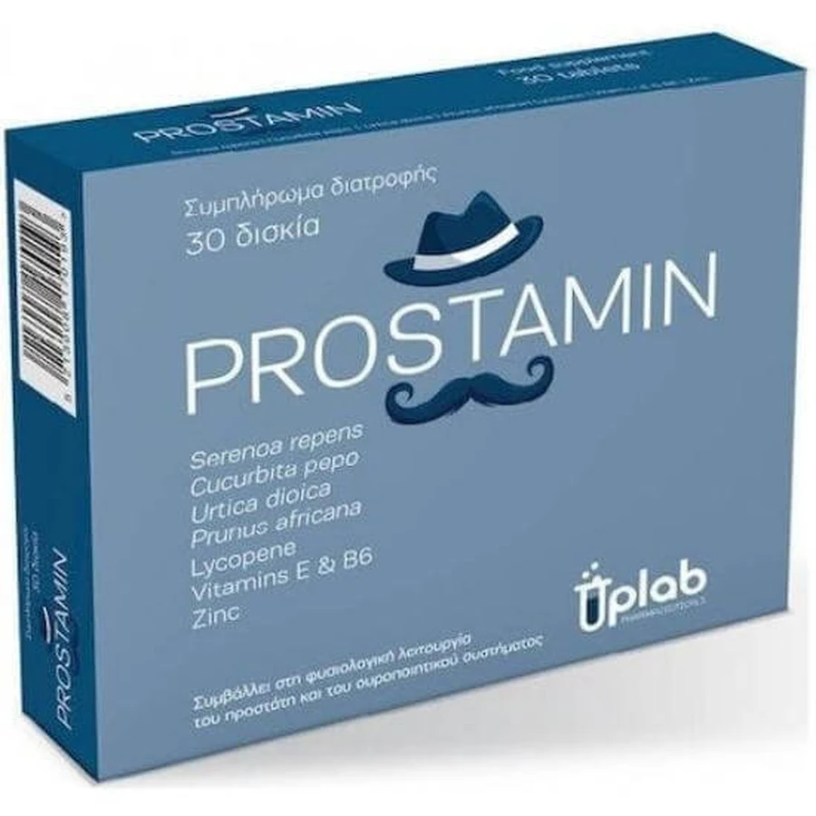 UPLAB Nahrungsergänzungsmittel für eine gute Prostata- und Urinfunktion 30 Tabletten