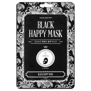 KOCOSTAR Black Happy Mask Mascarilla Facial Limpiadora con Carbón