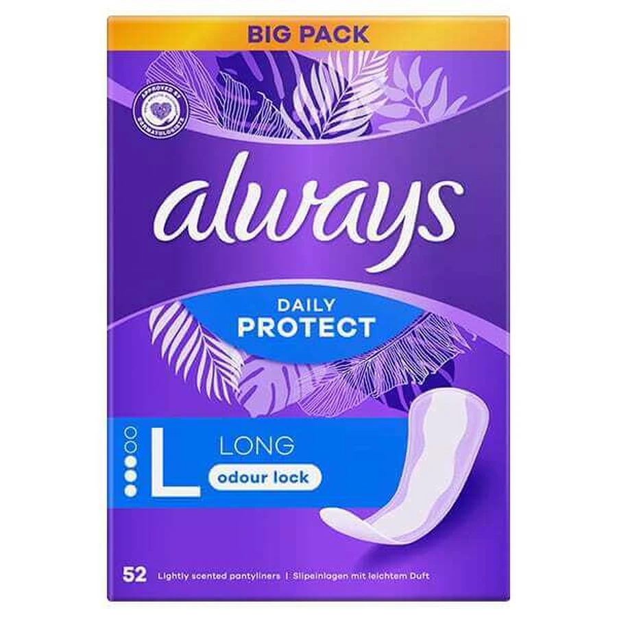 ALWAYS Daily Protect L Lang Großpackung, 52 Stück