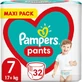 PAMPERS Maxi Pack Pants Pants No 7 17kg+ 32 Pieces