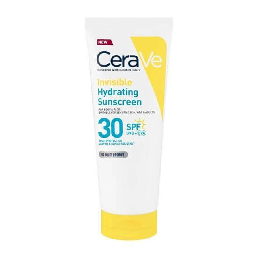 CERAVE Protector Solar Hidratante Invisible Cara y Cuerpo SPF30+ 75ml