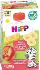 HIPP Bio Bio Fruit Pudding Apple Banana &amp; Baby Biscuit From the 5th Month 4x90g