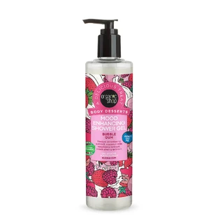 NATURA SIBERICA Organic Shop Body Desserts Bubble Gum, Erfrischendes Duschgel, 280 ml