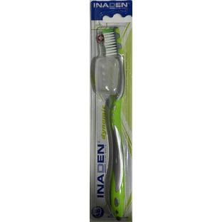 INADEN Dynamic Soft Toothbrush with Protective Head Cap - Green