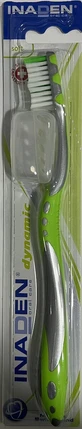INADEN Dynamic Soft Zahnbürste mit Schutzkappe - Grün