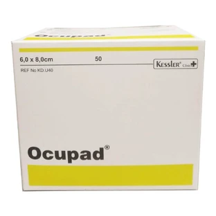 OCUPAD Almohadillas Oculares Color Blanco 6x8cm 50 Piezas