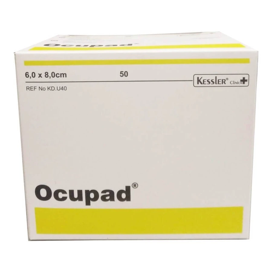 OCUPAD Almohadillas Oculares Color Blanco 6x8cm 50 Piezas