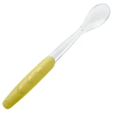 NUK Easy Learning Juego de cucharas de silicona blanda para 4+ meses 2 piezas en varios colores - Col